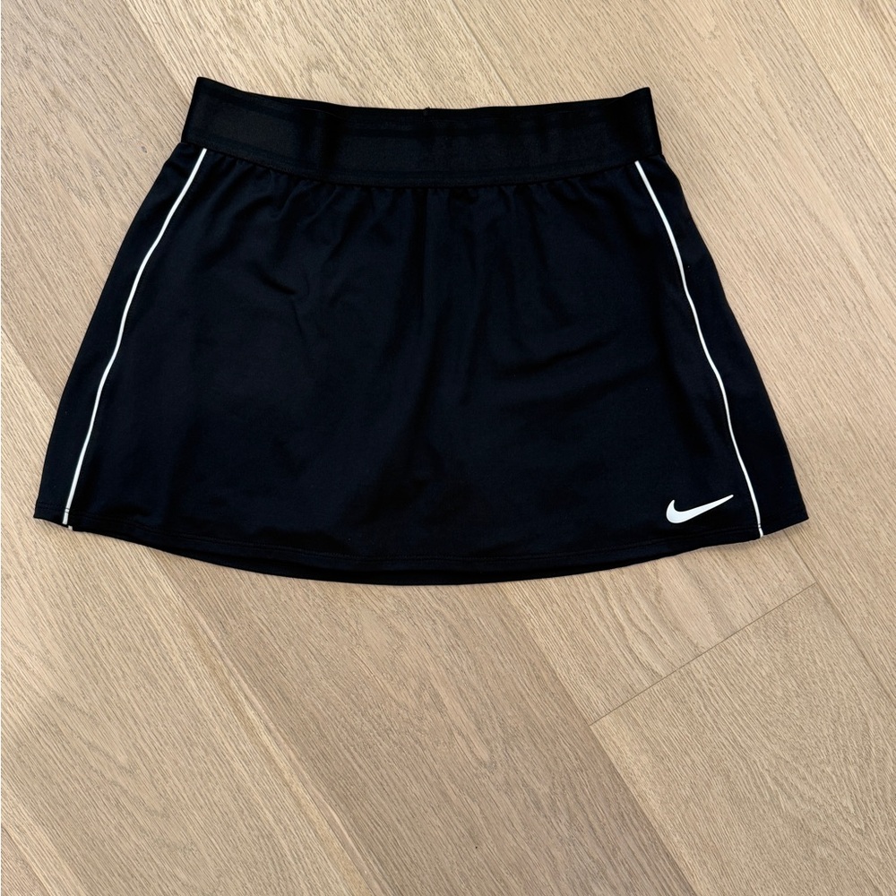 Nike Black and White Skater Mini Skirt